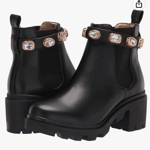 NEW Steven Madden Women's Amulet Ankle Boot Rhinestones
